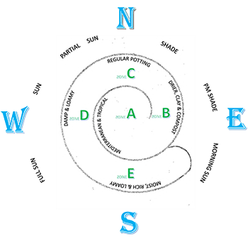 herb spiral garden planting worksheet